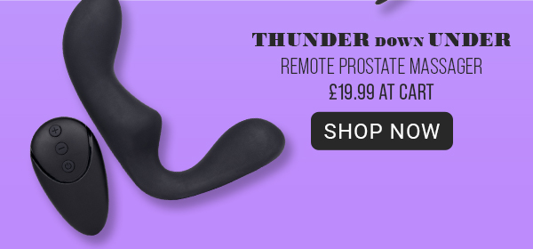 Thunder down under remote pr*state massager 20 pounds at cart