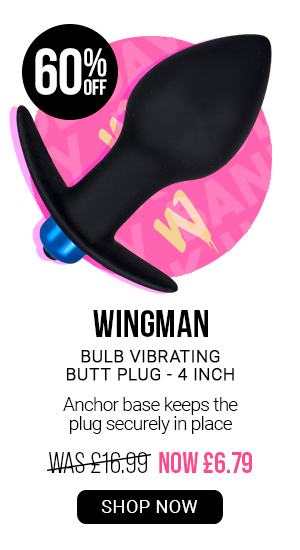 Wingman bulb vibrating b*tt plug was 16.99 now 6.79