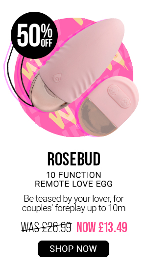 Rosebud 10 function remote love egg was 26.99 now 13.49