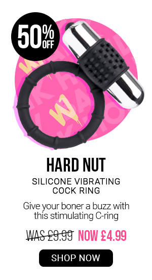 Hard nut silicone vibrating c*ck ring was 9.99 now 4.99