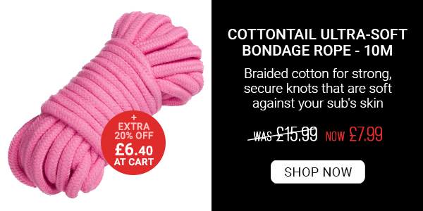 Cottontail ultra soft bondage rope was 15.99 now 6.40