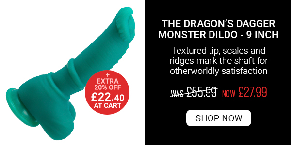 Dragons dagger monster d*ldo was 55.99 now 22.40 