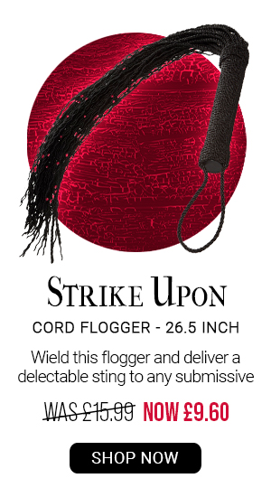 Strike upon cord flogger was 15.99 now 9.60