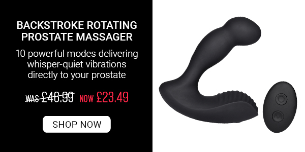 Backstroke rotating p*ostate massager was 46.99 now 23.49
