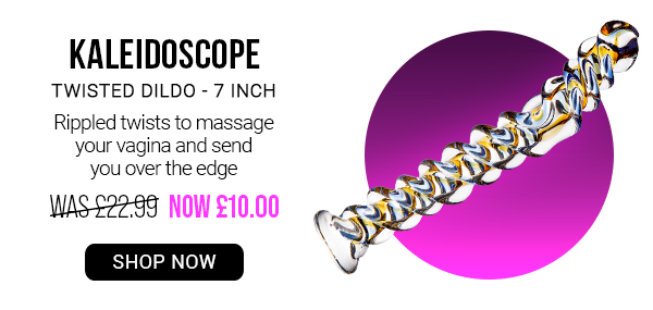 Kaleidoscope twisted dildo was 22.99 now 10