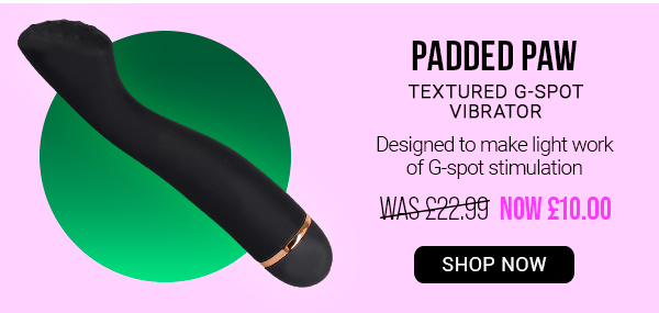 Padded paw textured g spot v*brator was 22.99 now 10