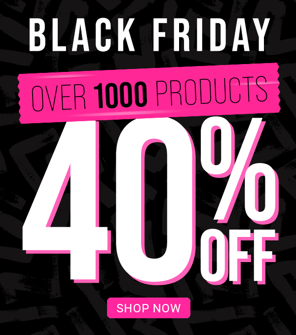 Black friday 40 percent off over 1000 products
