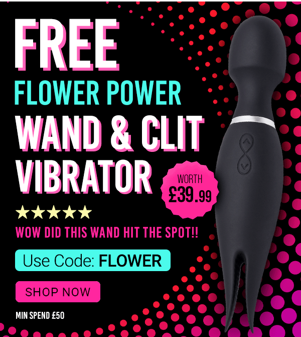 Free flower power wand and c*it vibrator worth 39.99 use code FLOWER