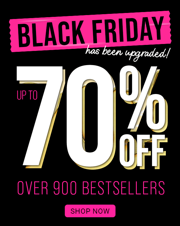 Black friday has been upgraded up to 70 percent off 900 best sellers