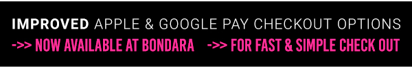 Improved apple and google pay checkout options now available at bondara