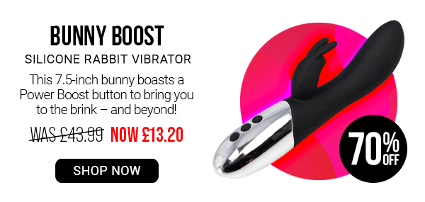 Bunny boost rabbit v*brator was 43.99 now 13.20 70 percent off