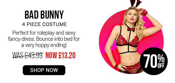 Bad Bunny 4 piece costume was 43.99 now 13.20