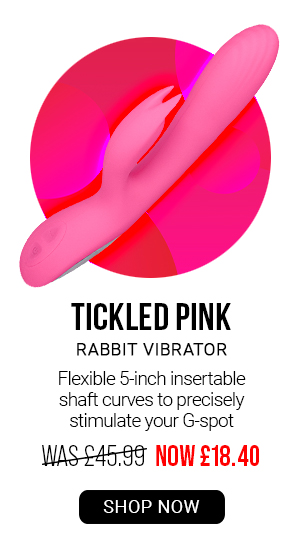 Tickled pink rabbit rabbit v*brator was 45.99 now 18.40