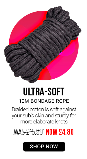 Ultra soft 10m b*ndage rope was 15.99 now 4.80