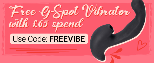 Free g spot v*brator with 65 spend use code FREEVIBE
