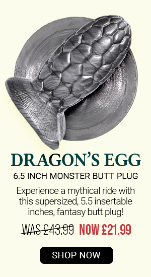 Dragons egg 6.5 inch monster b*tt plug was 43.99 now 21.99