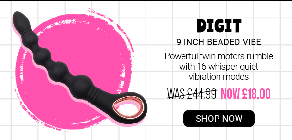 Digit 9 inch beaded vibe was 44.99 now 18.00