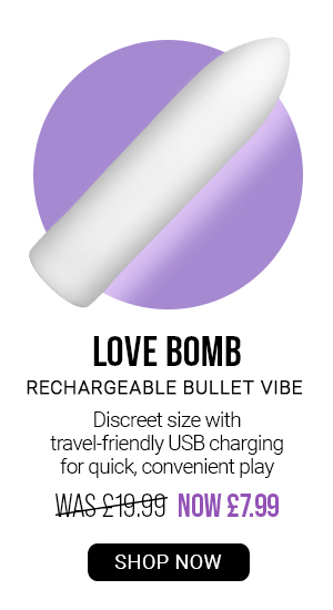 Love bomb rechareable b*llet vibe was 19.99 now 7.99