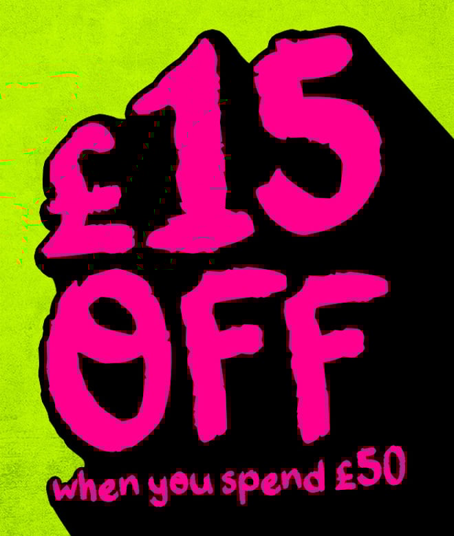 £15 off when you spend £50