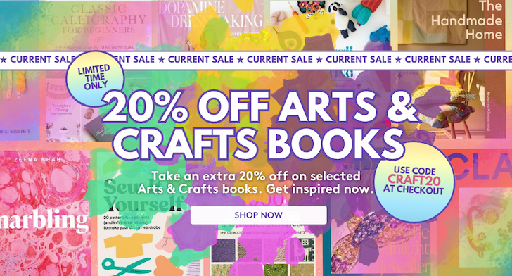 Book Grocer Arts & Crafts books sale