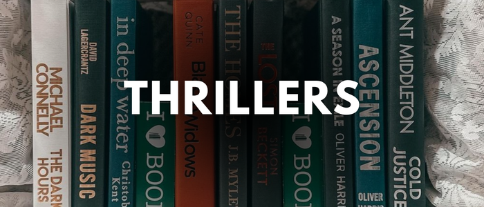 Book Grocer Thriller books