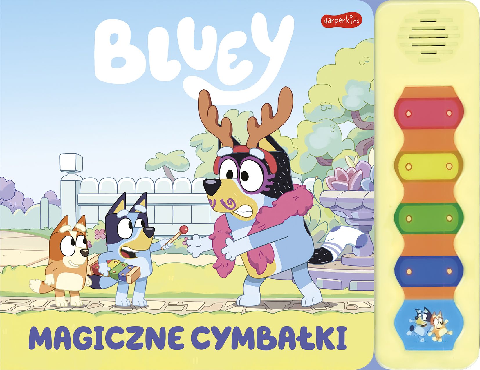 Bluey. Magiczne cymbałki. Książeczka z dźwiękami