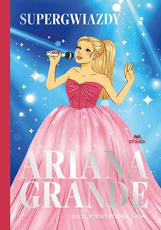 Illustrated blonde female singer in pink ballgown holding a microphone on a starry blue stage backdrop
