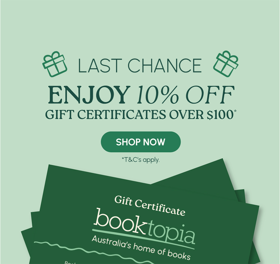 Last Chance: Enjoy 10% off Gift Certificates over $100* *T&Cs apply