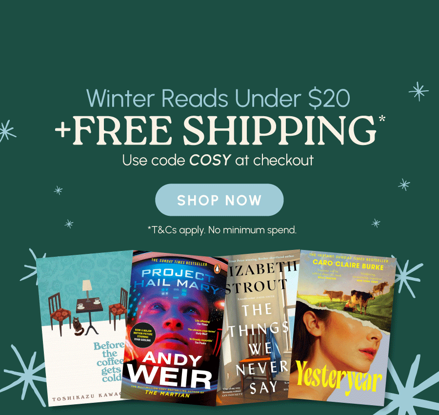 Winter reads at up to 40% off* + FREE shipping*