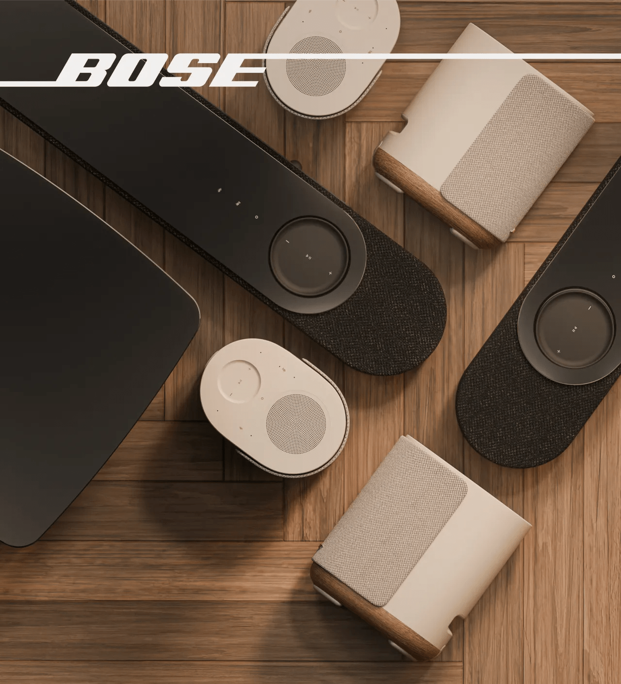 Bird's eye view of the Bose Lifestyle Collection