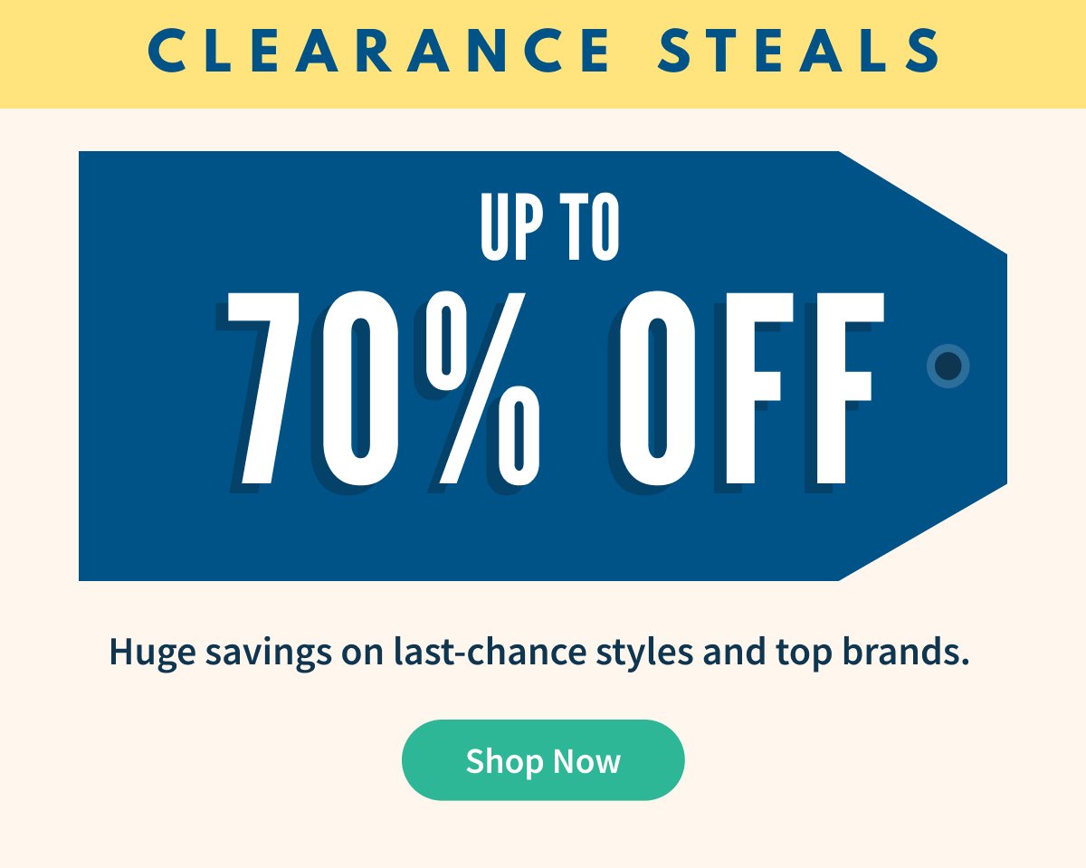 clearance deals