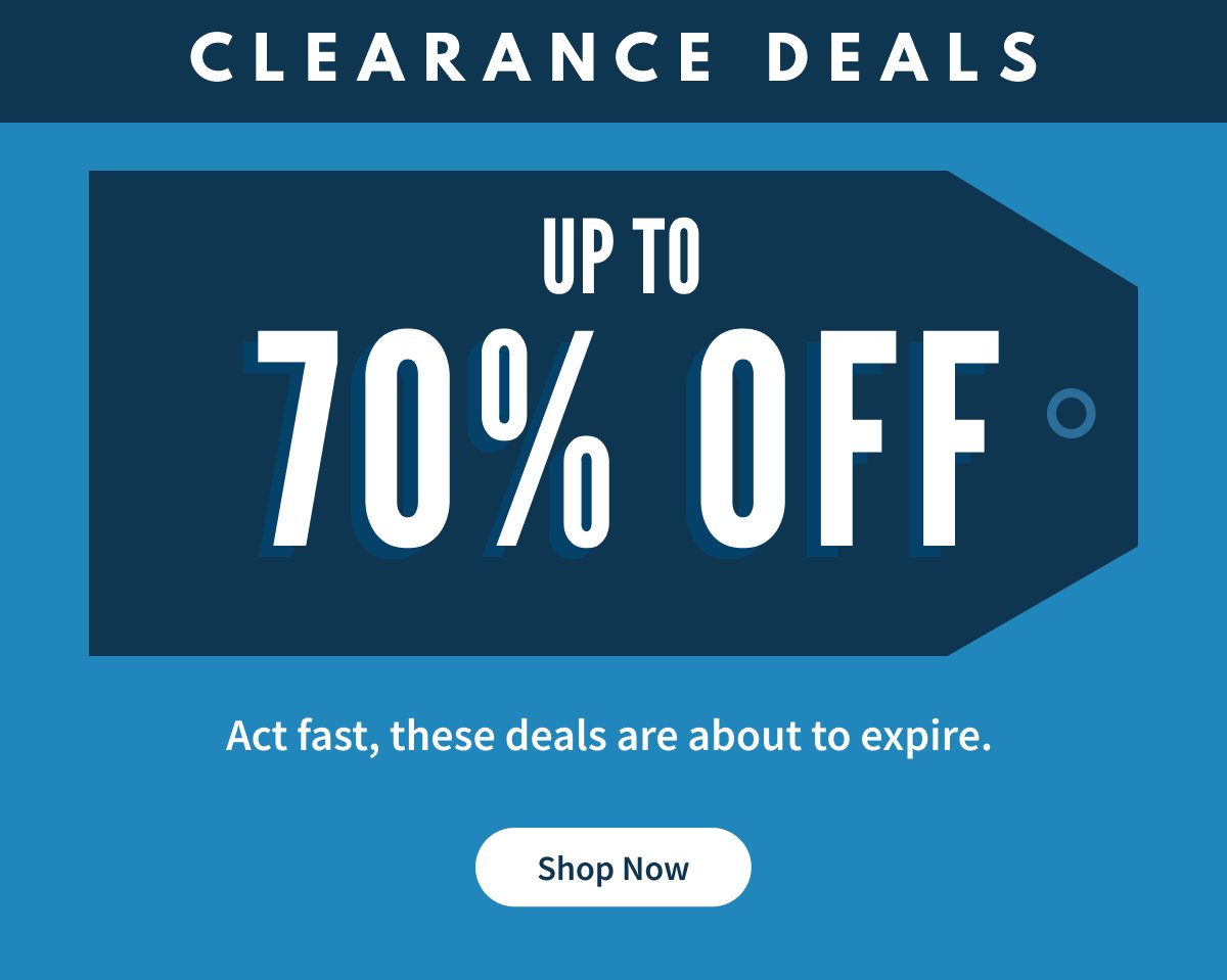 clearance deals
