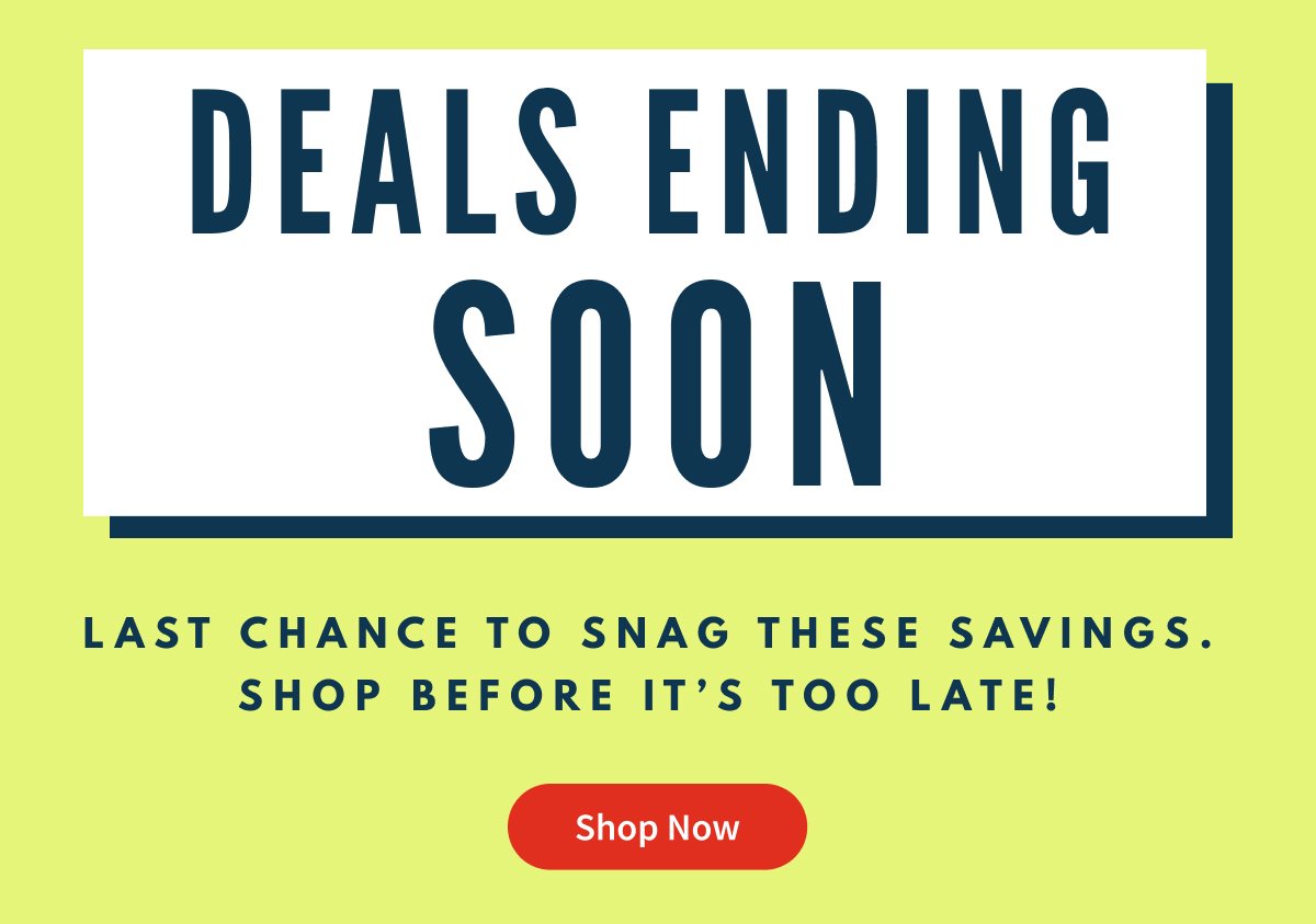 deals ending soon