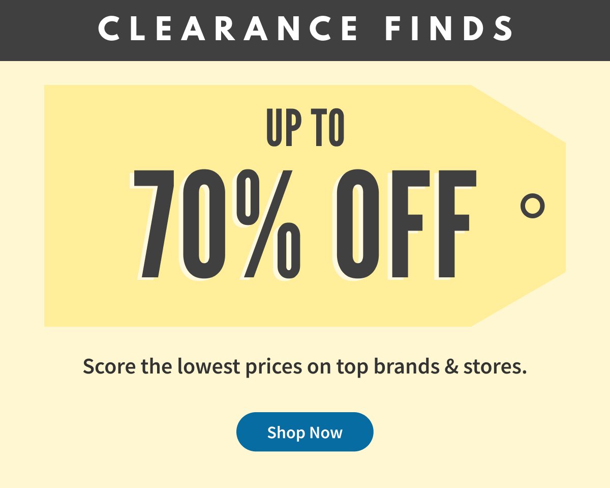 clearance deals