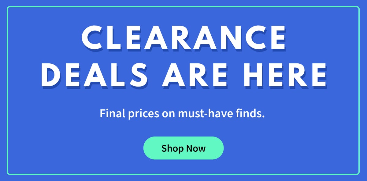 clearance deals