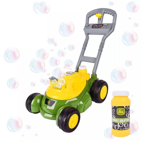 John Deere Bubble Lawn Mower Toy $22