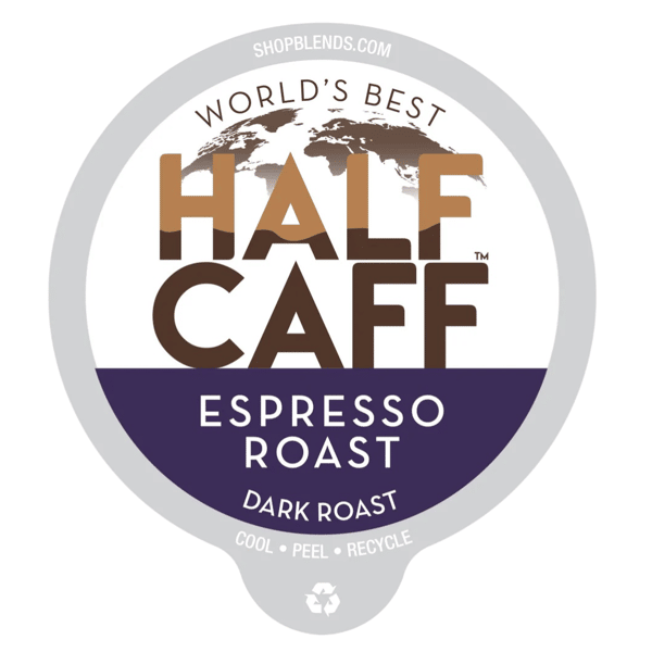 Half-Caffeine Dark Coffee, $0.35 a Cup