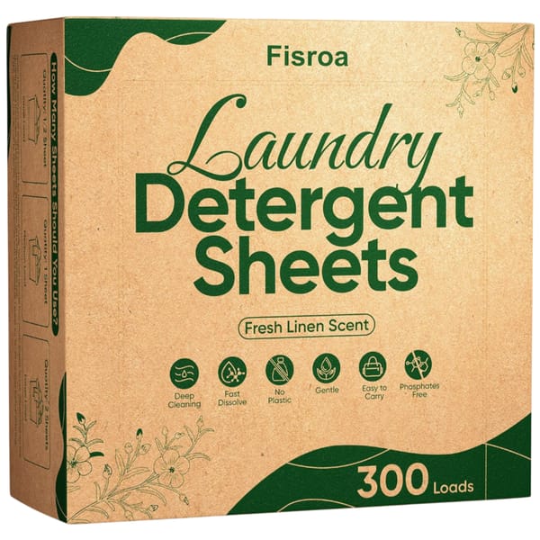 300-Load Laundry Sheets $7 ($0.02/Load)