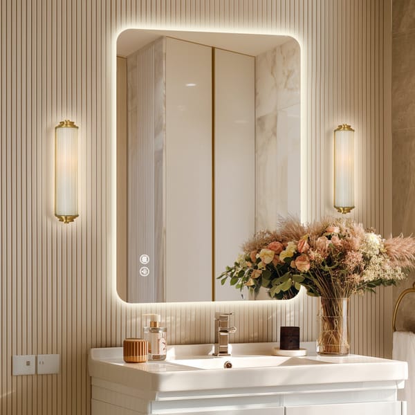 Frameless Dimmable LED Mirror $95