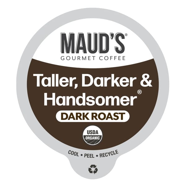 50ct Organic Dark Roast Coffee Pods $20