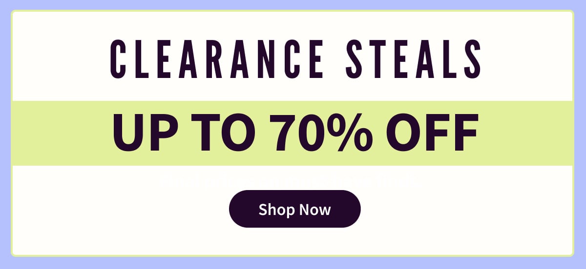 clearance deals