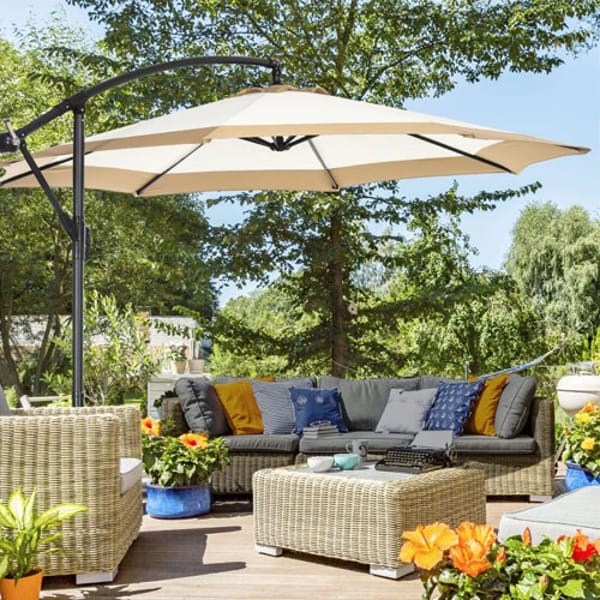 10' Hanging Patio Umbrella $72 Shipped
