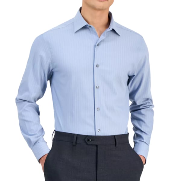 Macy's Herringbone Dress Shirt $20