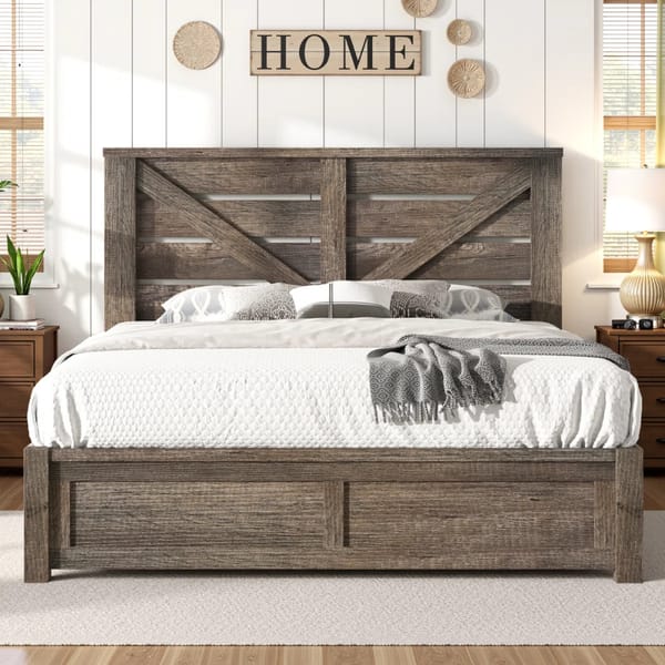 Farmhouse Queen Bed Frame $168