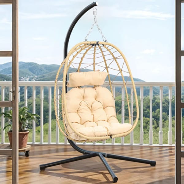 Price Drop: Boho Egg Swing Chair $105