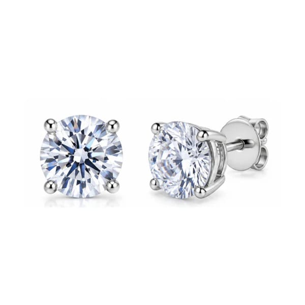 Moissanite Stud Earrings $16