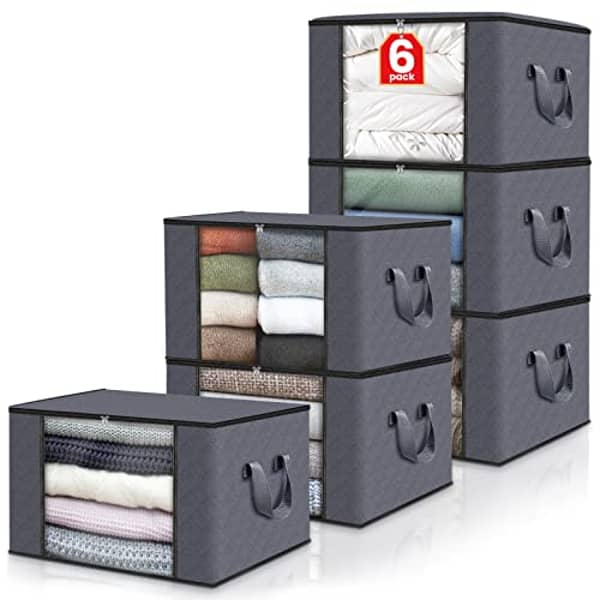 6-Pack Storage Totes I Keep Buying, $16