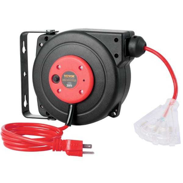 30' Retractable Extension Cord Reel $29