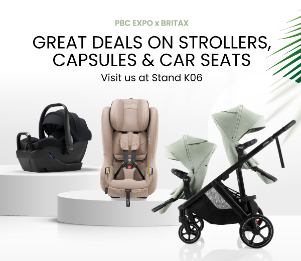 Expo Only | Great deals on strollers, capsules & car seats. | Visit us at Stand K06