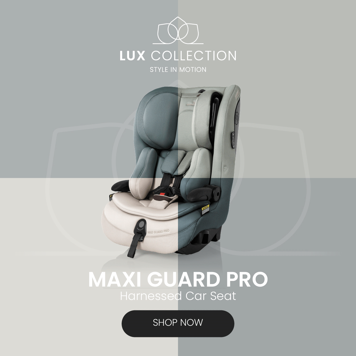 B-Grow | Harnessed Car Seat | LUX Collection | SHOP NOW